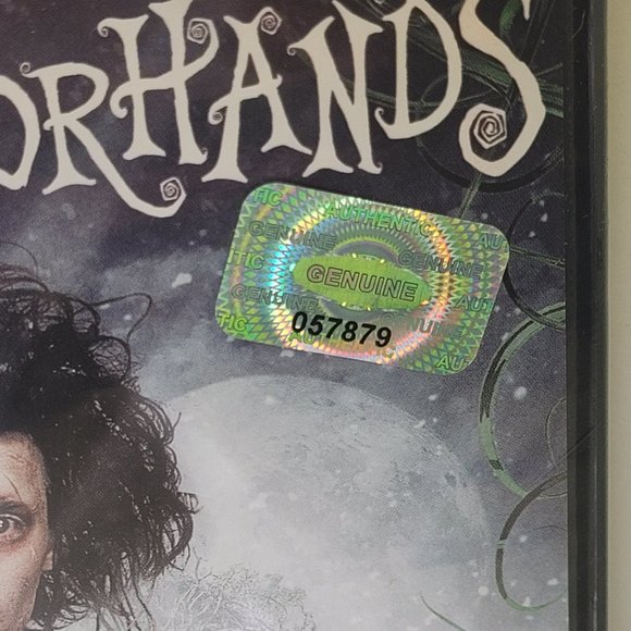 Johnny Depp Edward Scissor Hands DVD - NEW - Sealed‎ - Picture 3 of 3